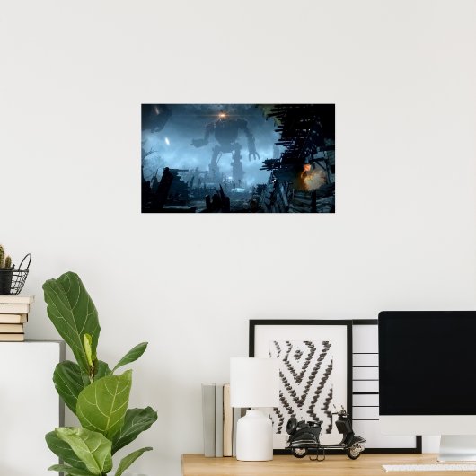 COD Zombies Origins Zombie Map Poster (Thuiskantoor)