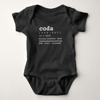 Coda Baby Blessed Definition Romper