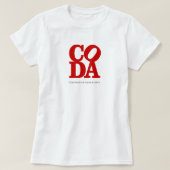 CODA Love T-shirt (Design voorkant)