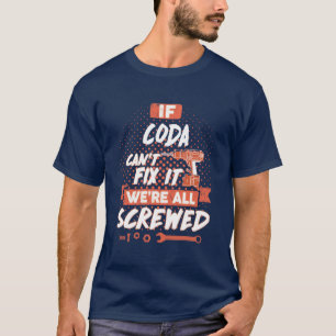 CODA shirt, CODA t shirt voor mannen vrouwen