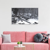 Coda (winter) canvas afdruk (Insitu (Woonkamer))