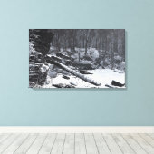 Coda (winter) canvas afdruk (Insitu (Houten vloer))