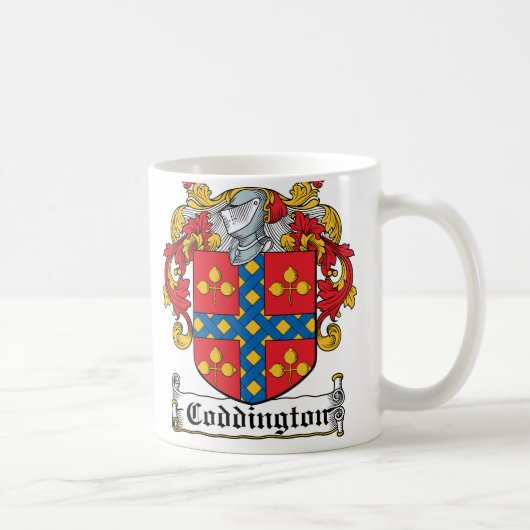 Coddington Family Crest Koffiemok (Rechts)