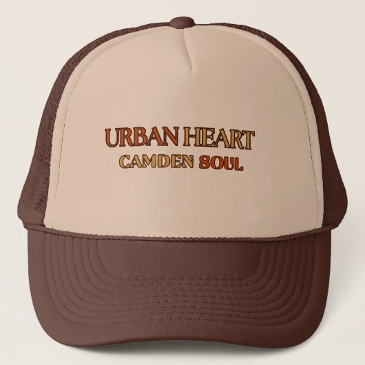 CODE 08102, URBAN HEART Bruine Taan Dames Truckerh Trucker Pet (Voorkant)