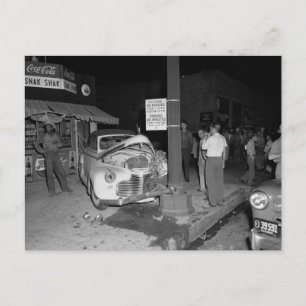 Code 20, 11th & Hill St, Los Angeles, Vintage 1951 Briefkaart