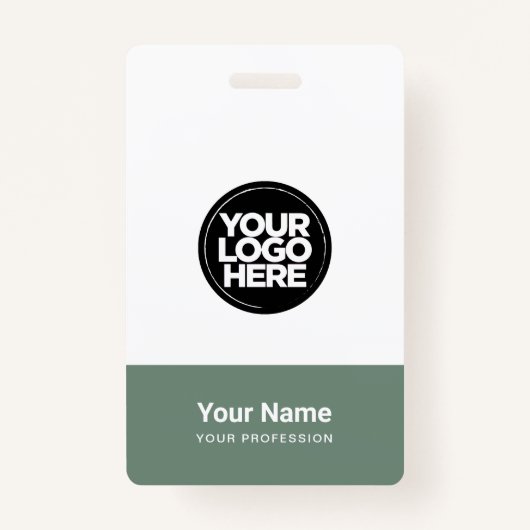 Code aangepaste bedrijfsnaam Titel balk Badge (Voorkant)