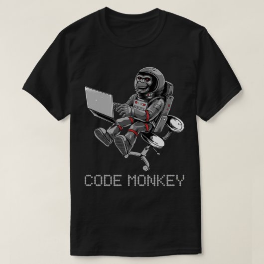 Code aap t-shirt (Design voorkant)