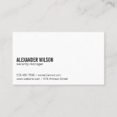 Code Achtergrond | Online Secure Key Hole-Logo Visitekaartje (Achterkant)