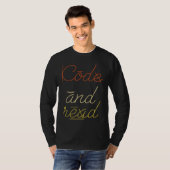 Code And Read Dyslexic Dyslexia Awareness Month T-shirt (Voorkant volledig)
