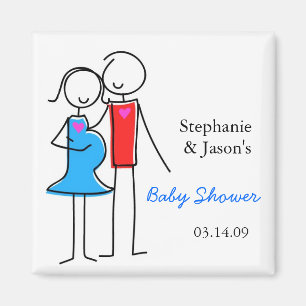 Code Baby shower Magnet, Boy Magneet