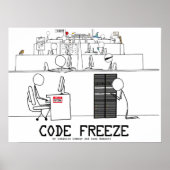 Code Bevriezing Poster (Voorkant)