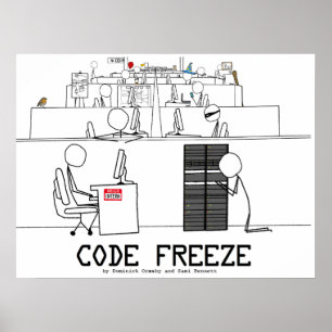 Code Bevriezing Poster