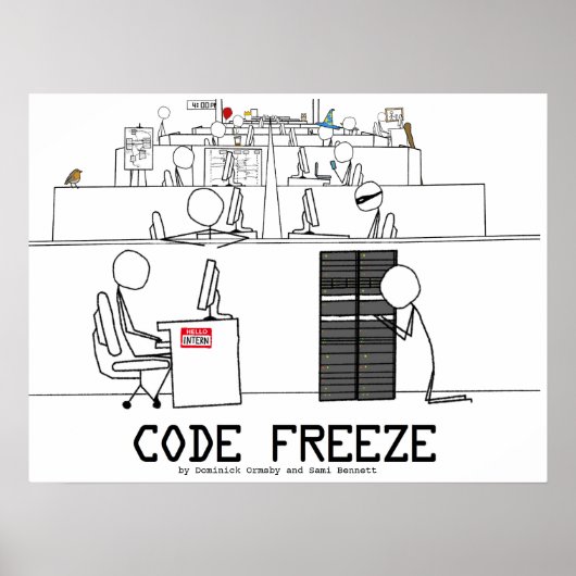 Code Bevriezing Poster (Voorkant)