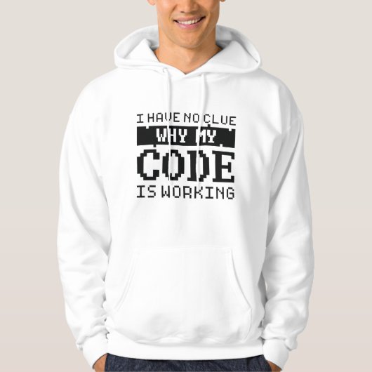 Code-bewerking Hoodie (Voorkant)