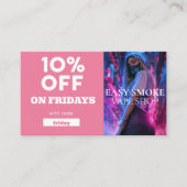 Code bijzondere vorm van vrijdentekort visitekaartje (Voorkant)