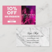 Code bijzondere vorm van vrijdentekort visitekaartje (Voorkant / Achterkant)