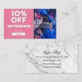 Code bijzondere vorm van vrijdentekort visitekaartje (Voorkant / Achterkant)