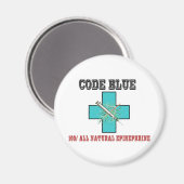Code Blauw 100% Alle Natuurlijke Epinefrine Magneet (Voorkant / Achterkant)
