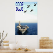 Code blauw: CVN 70 Poster (Keuken)