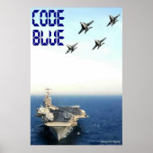 Code blauw: CVN 70 Poster (Voorkant)