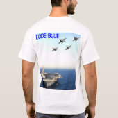 Code Blauw: CVN 70 T-shirt (Achterkant)