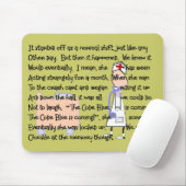 "Code blauw komt eraan!"—Verpleegartikelen voor ar Muismat (Met muis)