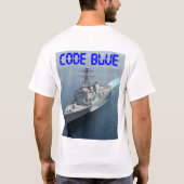 Code Blauw T-shirt (Achterkant)