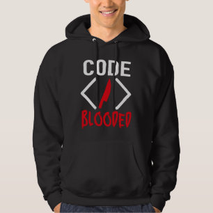 Code-Blooded Grappige Computer Programmeur Hoodie