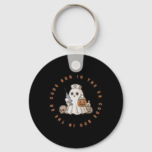 Code Boo In De Er Nurse Halloween Schattigee Ghost Sleutelhanger