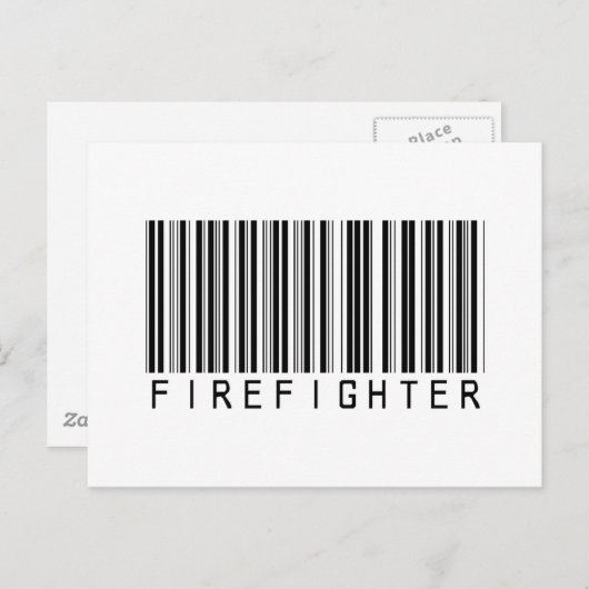 Code brandweerboog briefkaart (Voorkant / Achterkant)