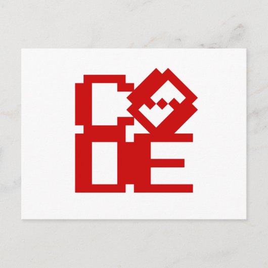 CODE BRIEFKAART (Voorkant)