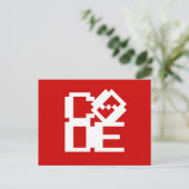 CODE BRIEFKAART (Staand voorkant)