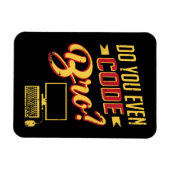 Code Bro Funny Software Engineer Magneet (Horizontaal)