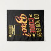 Code Bro Funny Software Engineer Wandkleed (Voorkant (horizontaal))