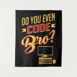 Code Bro Funny Software Engineer Wandkleed