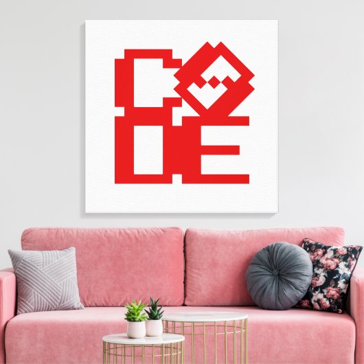 CODE CANVAS AFDRUK (Insitu (Woonkamer))