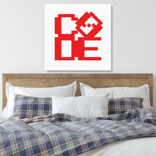 CODE CANVAS AFDRUK (Insitu (Slaapkamer))