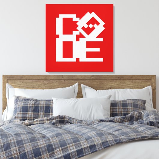 CODE CANVAS AFDRUK (Insitu (Slaapkamer))