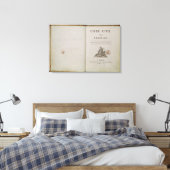 Code civiel, open op de titelpagina, 1804 canvas afdruk (Insitu (Slaapkamer))