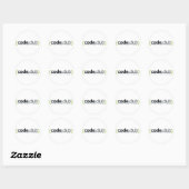 Code Club Shop Ronde Sticker (Vel)