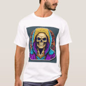 "Code Creations: Portret van een Ontwikkelaar Gedr T-shirt (Voorkant)