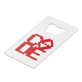 CODE CREDITKAART FLESSENOPENER (Achterkant Gekanteld)