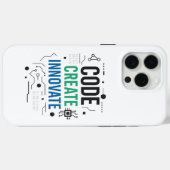 Code Creëer Innovate Hoesje | technisch Hoesje (Achterkant (horizontaal))