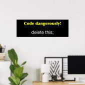 Code Dangereus! Poster (Thuiskantoor)