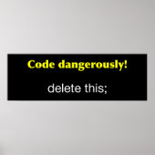 Code Dangereus! Poster (Voorkant)