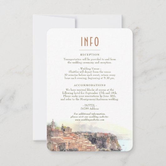 Code d'Azur France Destination Insert INFO Details Kaart (Voorkant)