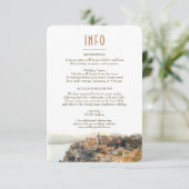 Code d'Azur France Destination Insert INFO Details Kaart (Staand voorkant)