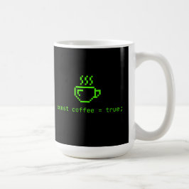 Code en koffie leven is goed koffiemok