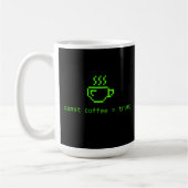 Code en koffieleven is goed koffiemok (Links)