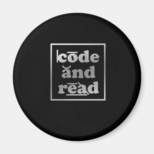 Code en lees Dyslexie Waakzaamheid Therapist Graph Magneet (Voorkant)